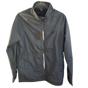 The Berrics Skate Boarders Men's Gray Logo Wind Breaker Jacket Size L    NWT